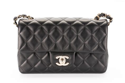 chanel mini rectangular black|chanel mini square price.